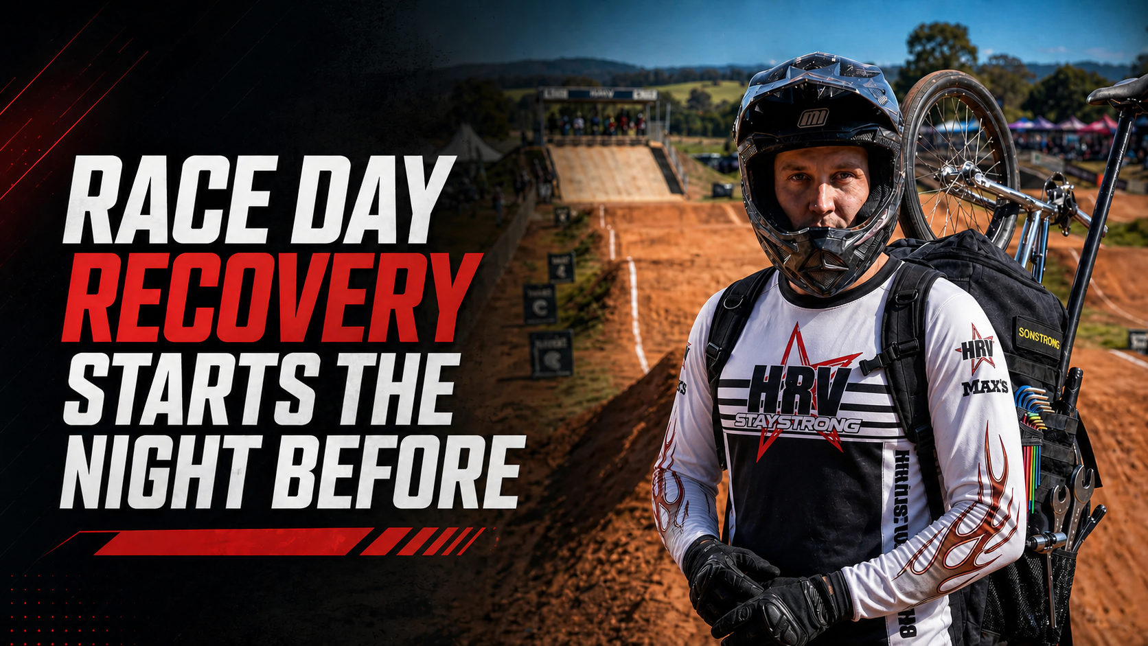Race day recovery starts the night before