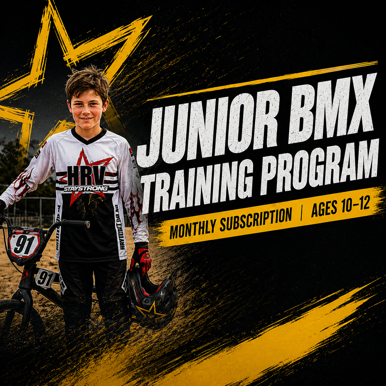Junior BMX Training Program — Monthly Subscription