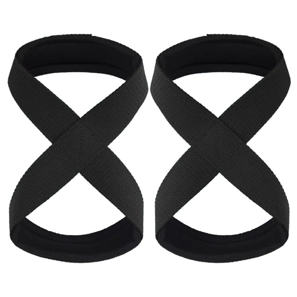 Figure-8 Lifting Wrist Straps (Pair)
