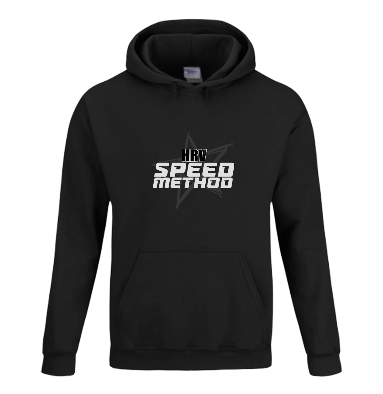 HRVfit Speed Method Hoodie — BMX trackside hoodie in white