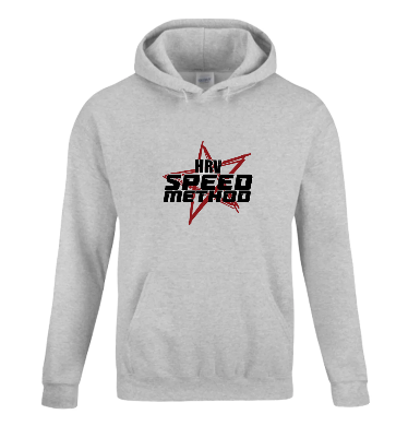 HRVfit Speed Method Hoodie — BMX trackside hoodie in black