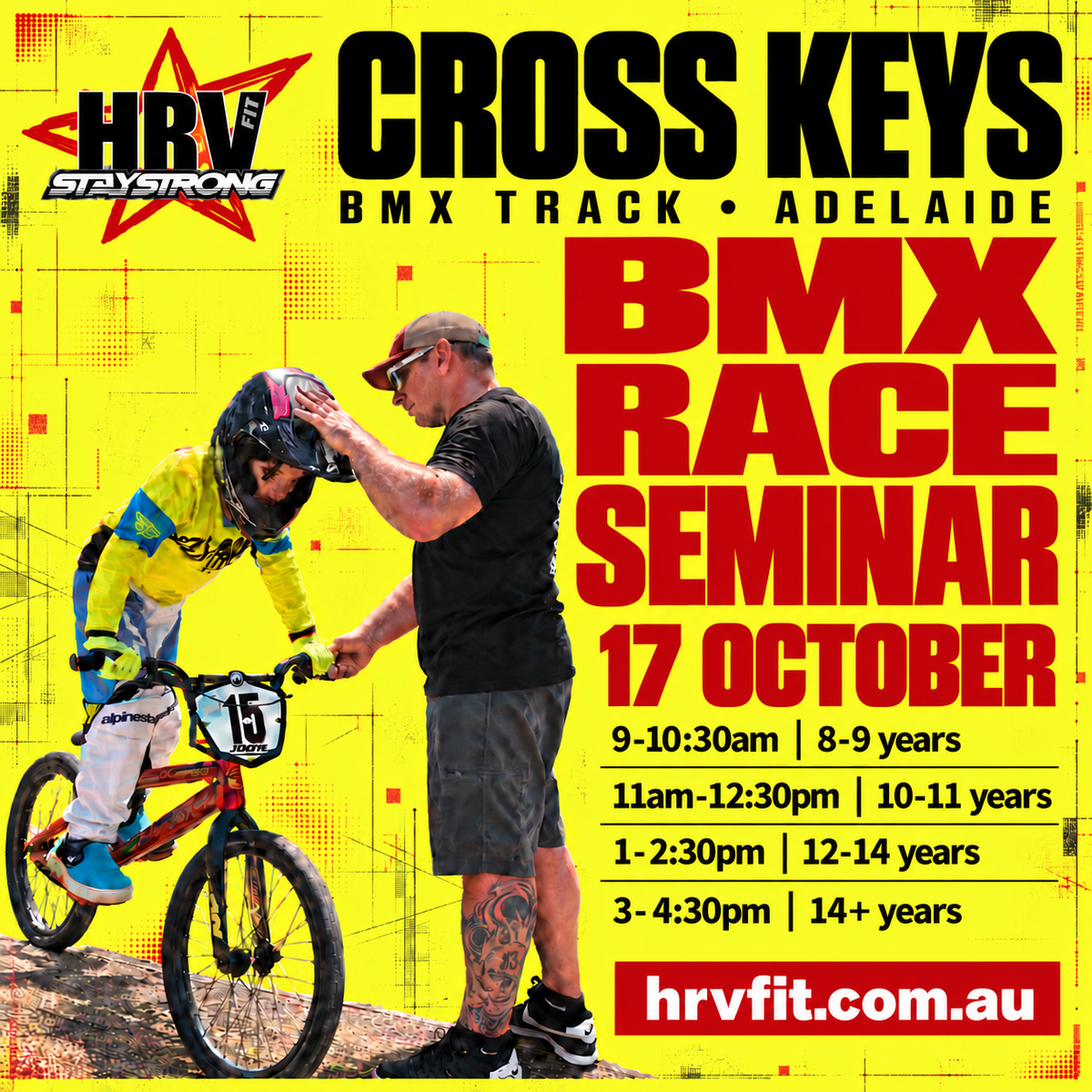 HRVfit BMX Race Seminar (Cross Keys BMX Track, Adelaide)