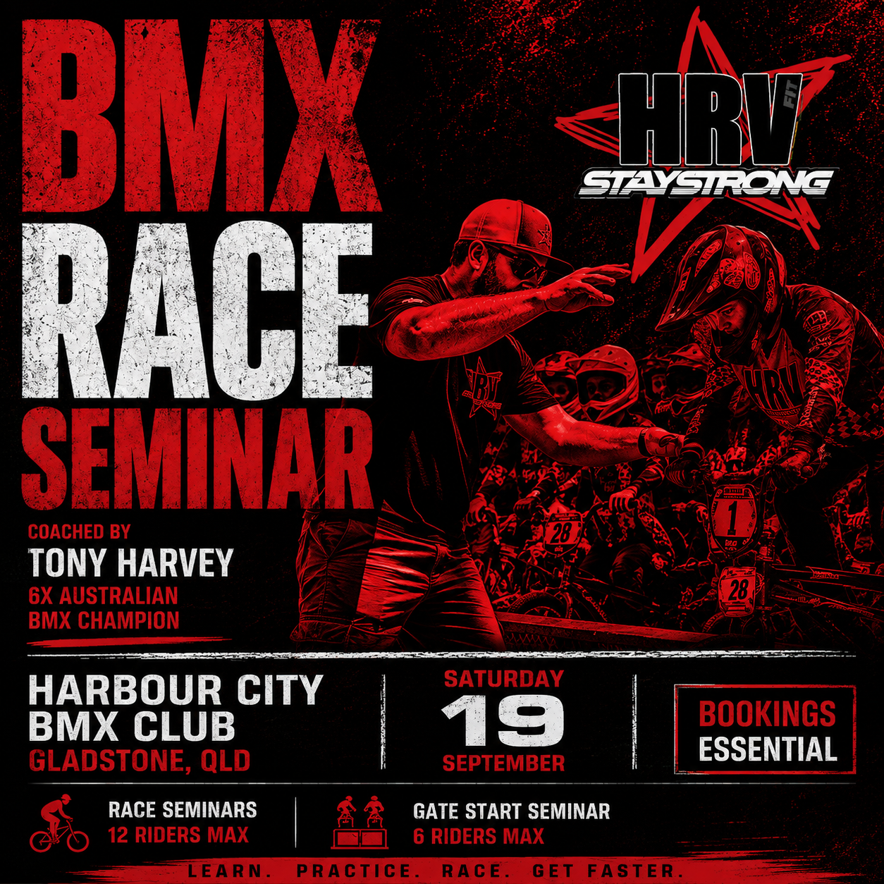 HRVfit Race and Gate Start Seminar (Harbour City BMX Gladstone)